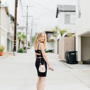 🌿Fabletics Criss Cross Open Back Dress